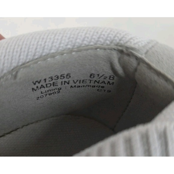 Cole Haan Shoes ZeroGrand Motion All-Day Slip On Womens 6.5 B White Knit Hi Top - Picture 3 of 14